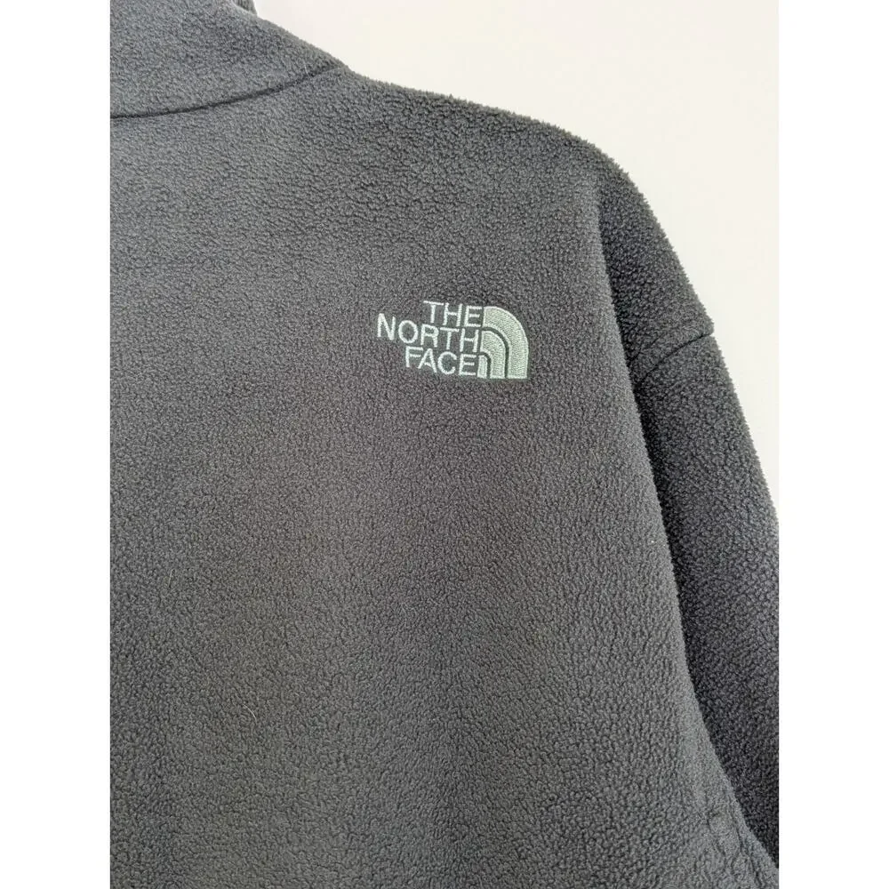 The North Face Men's Large Gray Fleece Zip Jacket Polartec Classic Casual